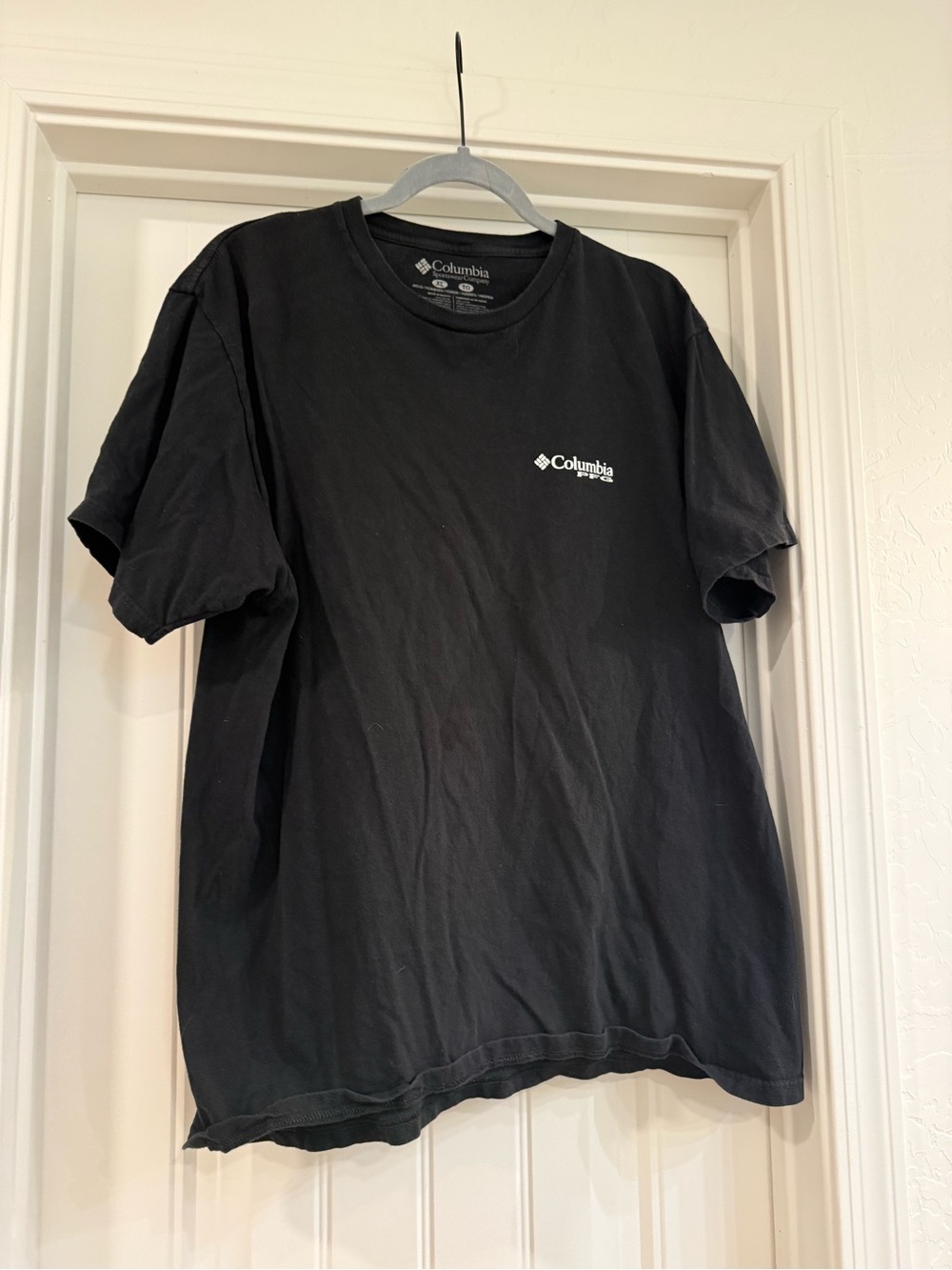 Columbia Black Short Sleeve Logo Tee